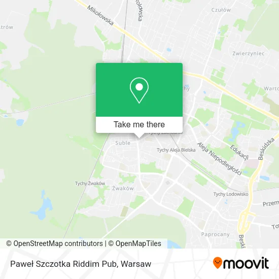 Карта Paweł Szczotka Riddim Pub