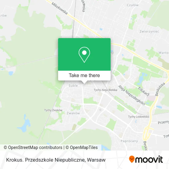 Карта Krokus. Przedszkole Niepubliczne
