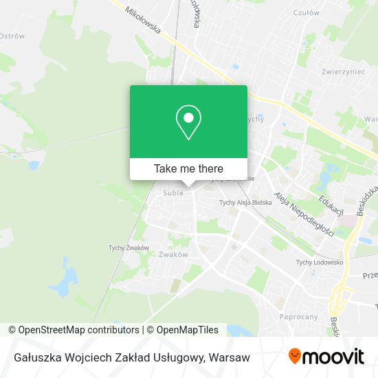 Gałuszka Wojciech Zakład Usługowy map