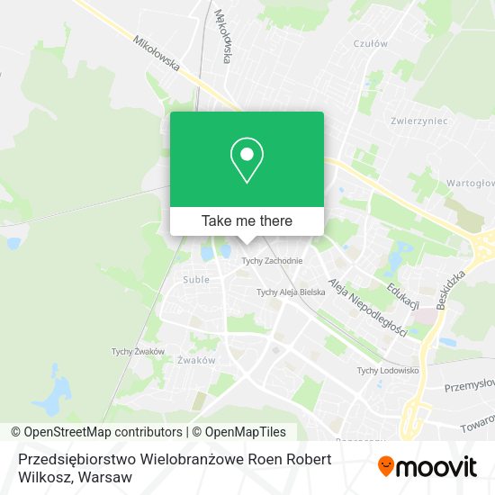 Przedsiębiorstwo Wielobranżowe Roen Robert Wilkosz map