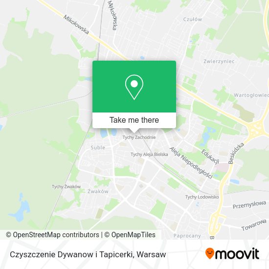 Czyszczenie Dywanow i Tapicerki map