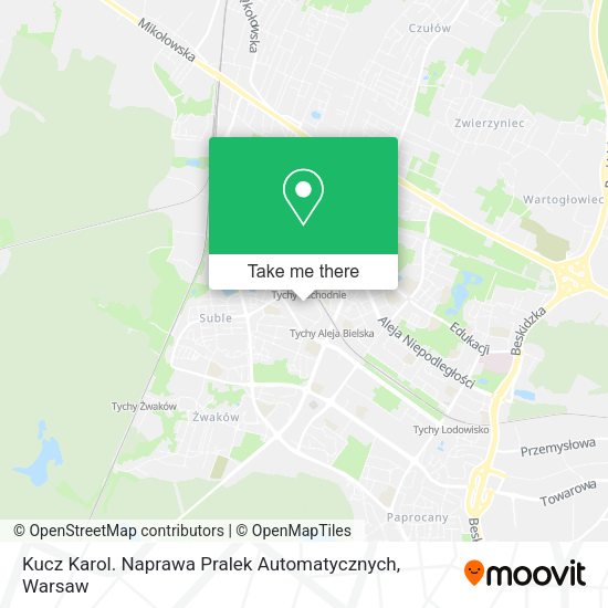 Kucz Karol. Naprawa Pralek Automatycznych map