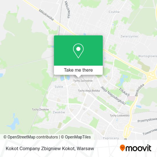 Kokot Company Zbigniew Kokot map