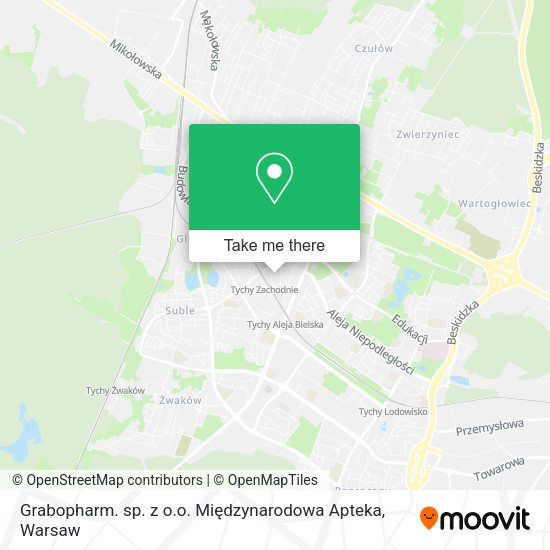 Grabopharm. sp. z o.o. Międzynarodowa Apteka map