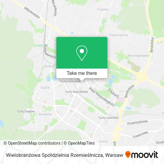 Wielobranżowa Spółdzielnia Rzemieślnicza map