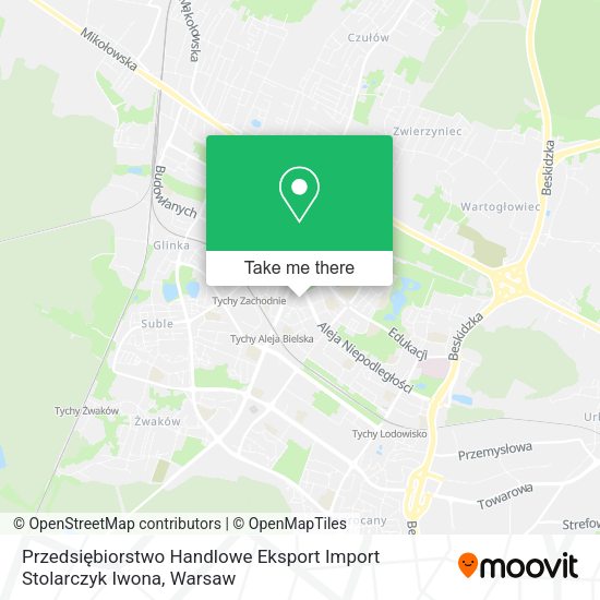 Przedsiębiorstwo Handlowe Eksport Import Stolarczyk Iwona map