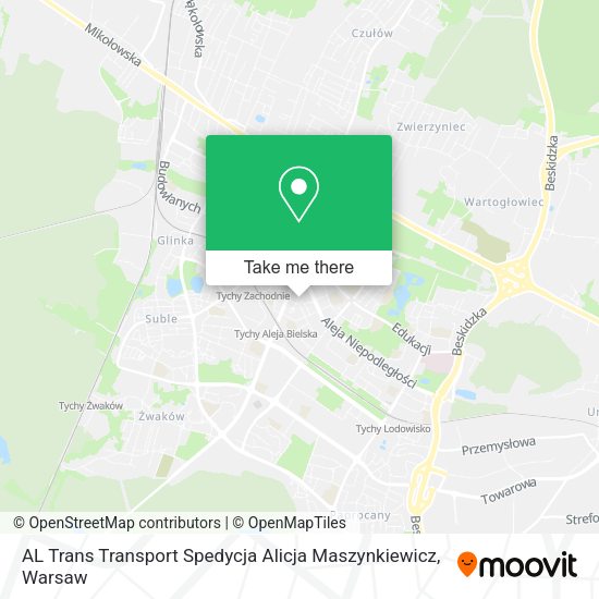 AL Trans Transport Spedycja Alicja Maszynkiewicz map