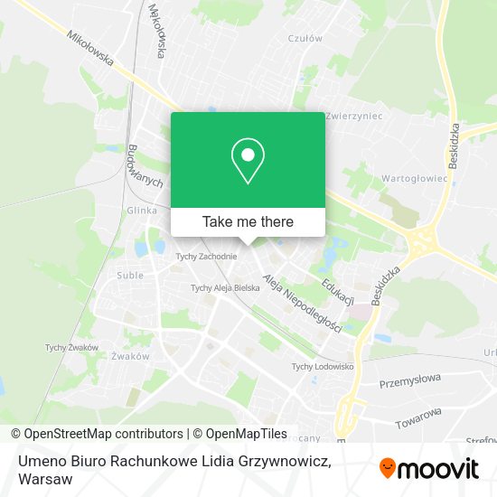 Umeno Biuro Rachunkowe Lidia Grzywnowicz map