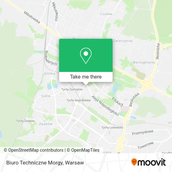 Карта Biuro Techniczne Morgy
