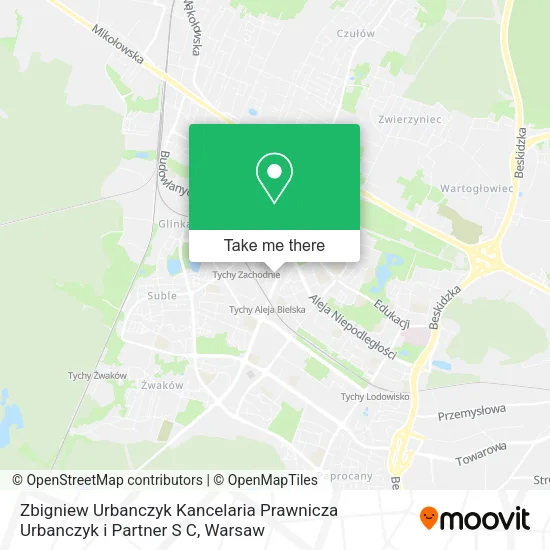 Карта Zbigniew Urbanczyk Kancelaria Prawnicza Urbanczyk i Partner S C