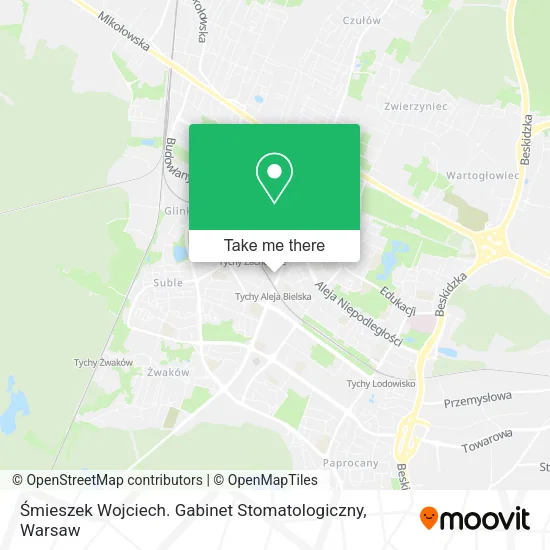 Śmieszek Wojciech. Gabinet Stomatologiczny map