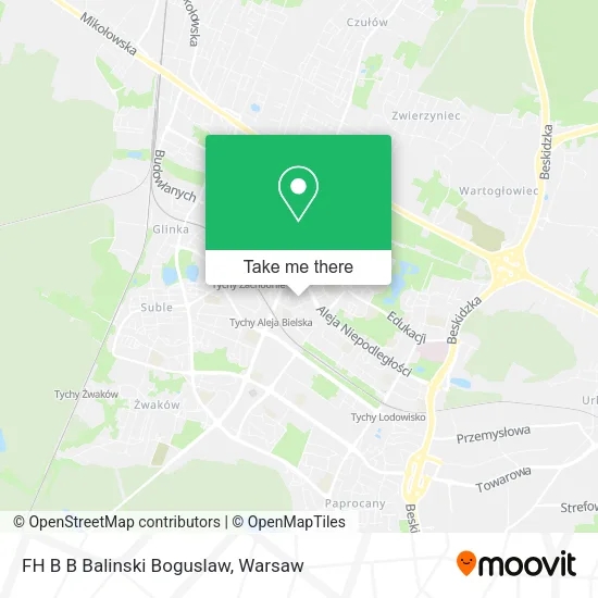 Карта FH B B Balinski Boguslaw