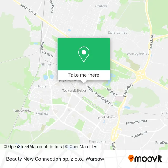 Карта Beauty New Connection sp. z o.o.