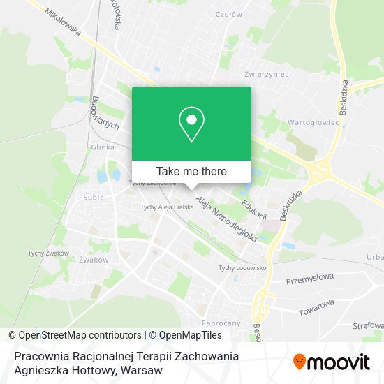 Pracownia Racjonalnej Terapii Zachowania Agnieszka Hottowy map