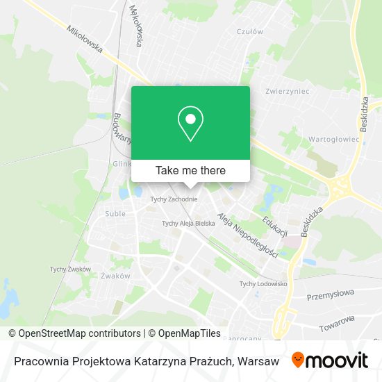 Pracownia Projektowa Katarzyna Prażuch map