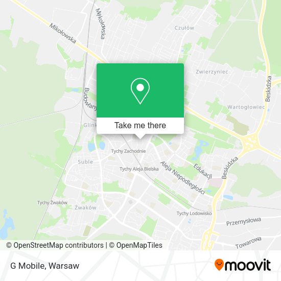 G Mobile map