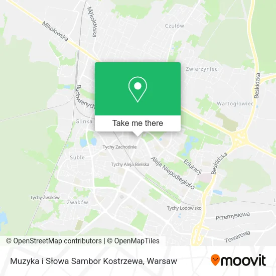 Карта Muzyka i Słowa Sambor Kostrzewa