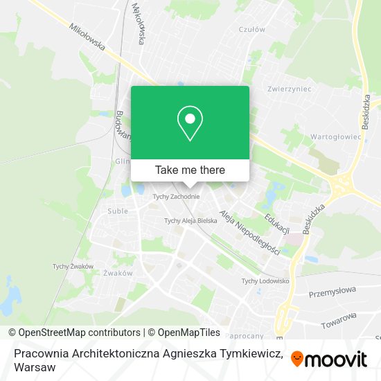 Pracownia Architektoniczna Agnieszka Tymkiewicz map