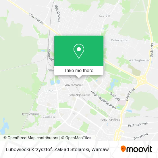 Карта Lubowiecki Krzysztof. Zakład Stolarski