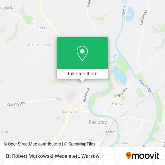 Bt Robert Markowski-Wedelstett map