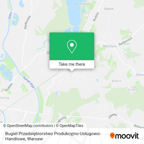 Bugiel Przedsiębiorstwo Produkcyjno-Usługowo-Handlowe map