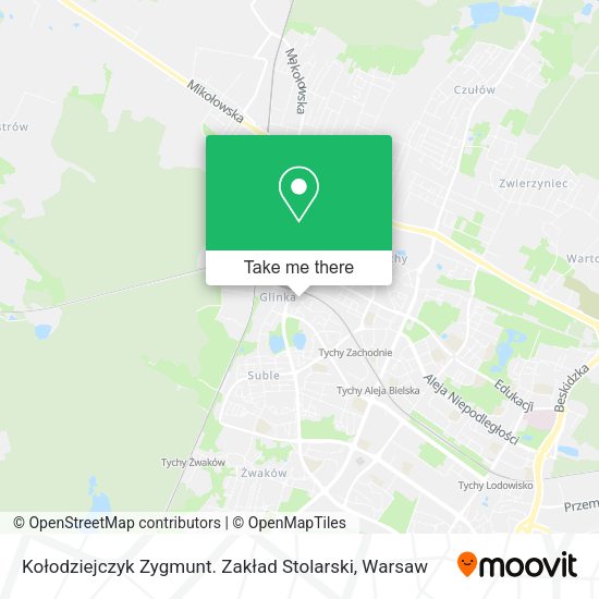 Kołodziejczyk Zygmunt. Zakład Stolarski map