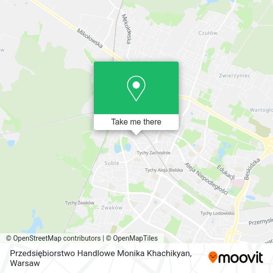 Przedsiębiorstwo Handlowe Monika Khachikyan map