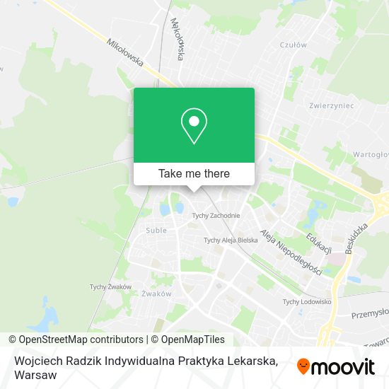 Wojciech Radzik Indywidualna Praktyka Lekarska map