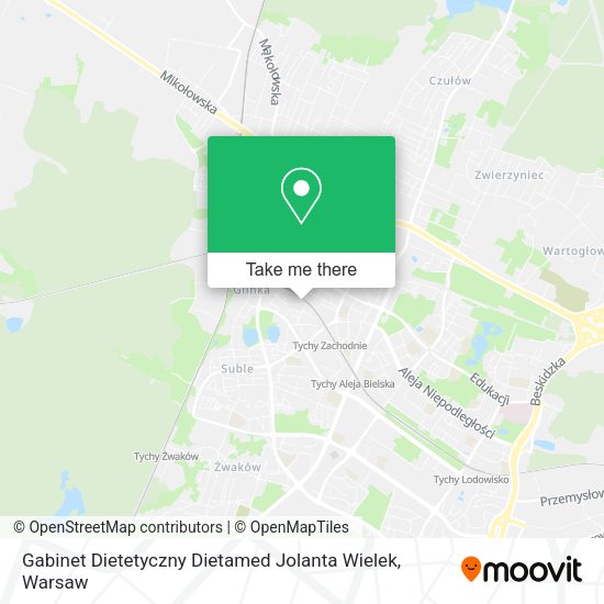 Gabinet Dietetyczny Dietamed Jolanta Wielek map