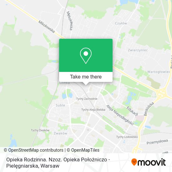 Opieka Rodzinna. Nzoz. Opieka Położniczo - Pielęgniarska map