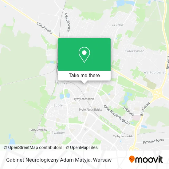 Карта Gabinet Neurologiczny Adam Matyja