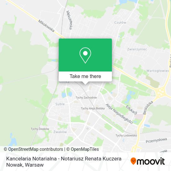 Kancelaria Notarialna - Notariusz Renata Kuczera Nowak map