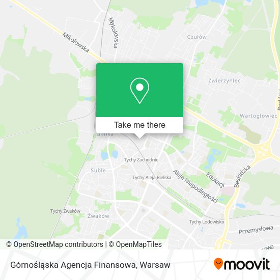 Górnośląska Agencja Finansowa map