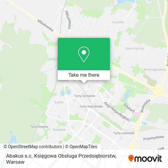 Abakus s.c. Księgowa Obsługa Przedsiębiorstw map