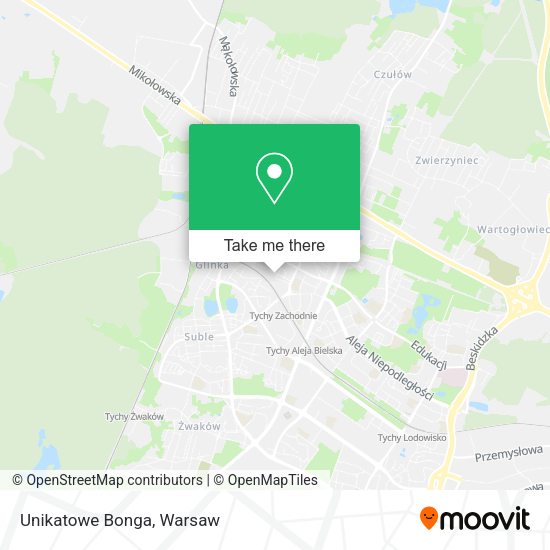 Unikatowe Bonga map