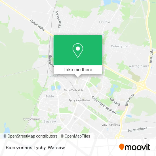 Карта Biorezonans Tychy