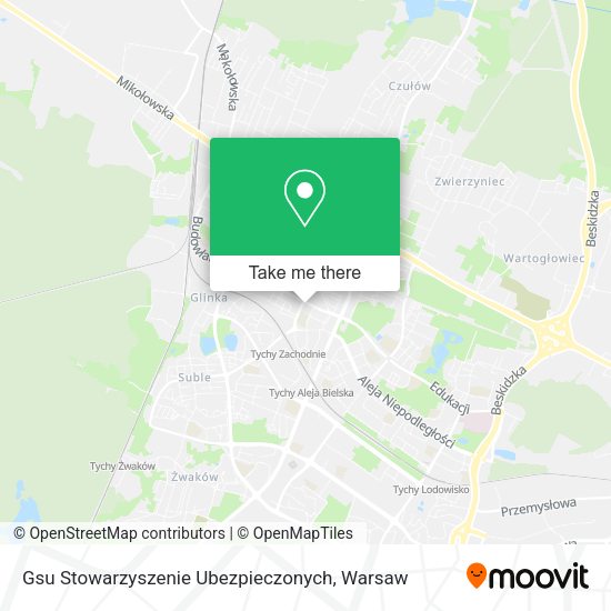 Gsu Stowarzyszenie Ubezpieczonych map