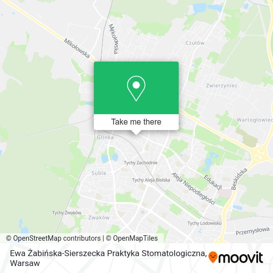 Ewa Żabińska-Sierszecka Praktyka Stomatologiczna map