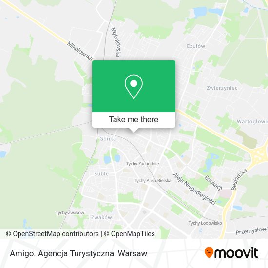 Amigo. Agencja Turystyczna map