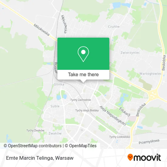 Карта Emte Marcin Telinga