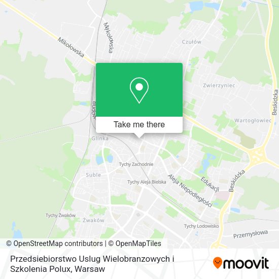 Przedsiebiorstwo Uslug Wielobranzowych i Szkolenia Polux map