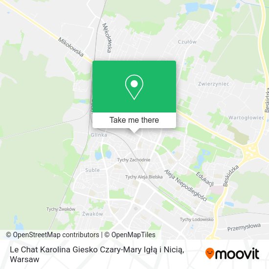 Le Chat Karolina Giesko Czary-Mary Igłą i Nicią map