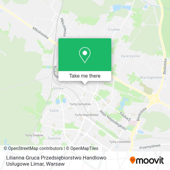 Lilianna Gruca Przedsiębiorstwo Handlowo Usługowe Limar map