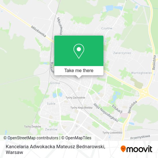 Kancelaria Adwokacka Mateusz Bednarowski map