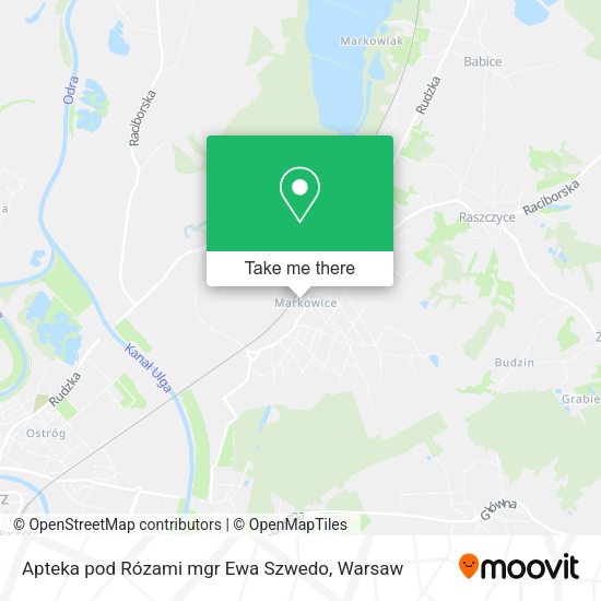 Apteka pod Rózami mgr Ewa Szwedo map