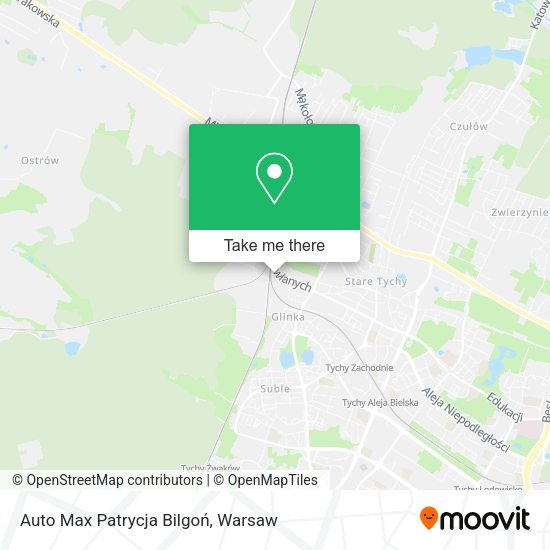 Auto Max Patrycja Bilgoń map