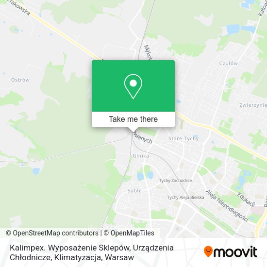 Kalimpex. Wyposażenie Sklepów, Urządzenia Chłodnicze, Klimatyzacja map