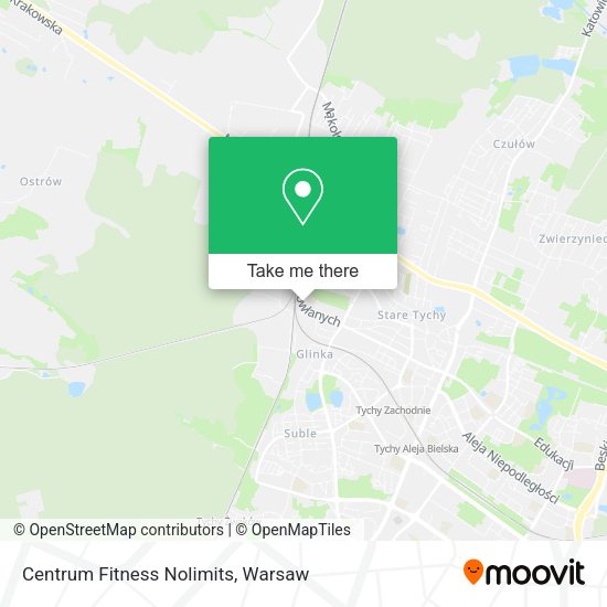 Centrum Fitness Nolimits map