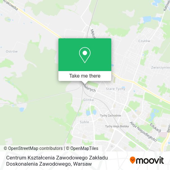 Centrum Kształcenia Zawodowego Zakładu Doskonalenia Zawodowego map