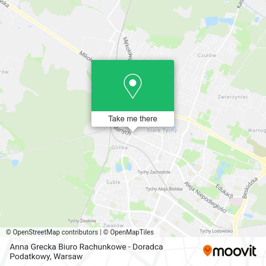 Anna Grecka Biuro Rachunkowe - Doradca Podatkowy map